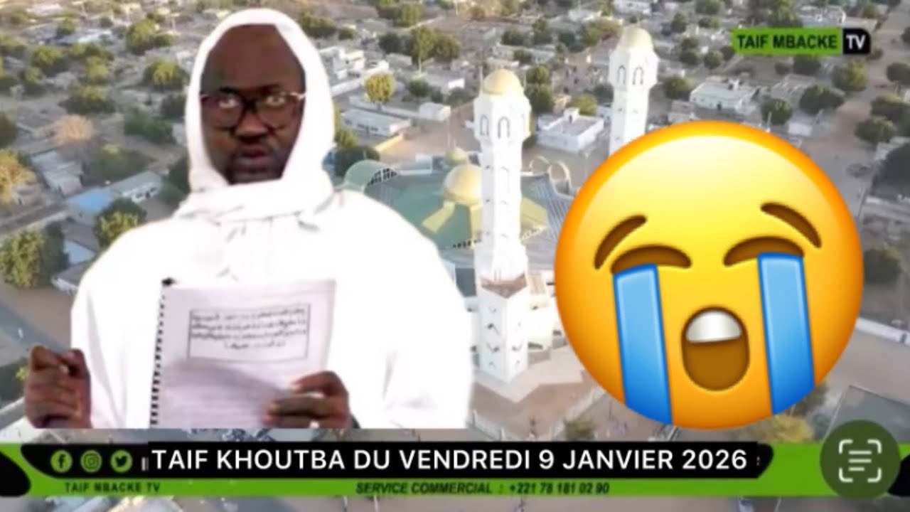 🛑TAIF😭NDEYSAN😭IMAM WAXNA LU YÉMÉ😭/ KHOUTBA DU VENDREDI 9 JANVIER 2026😭