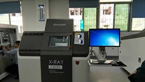 Seamark Xray inspection machine X7600 Take out the product, shut down the machine