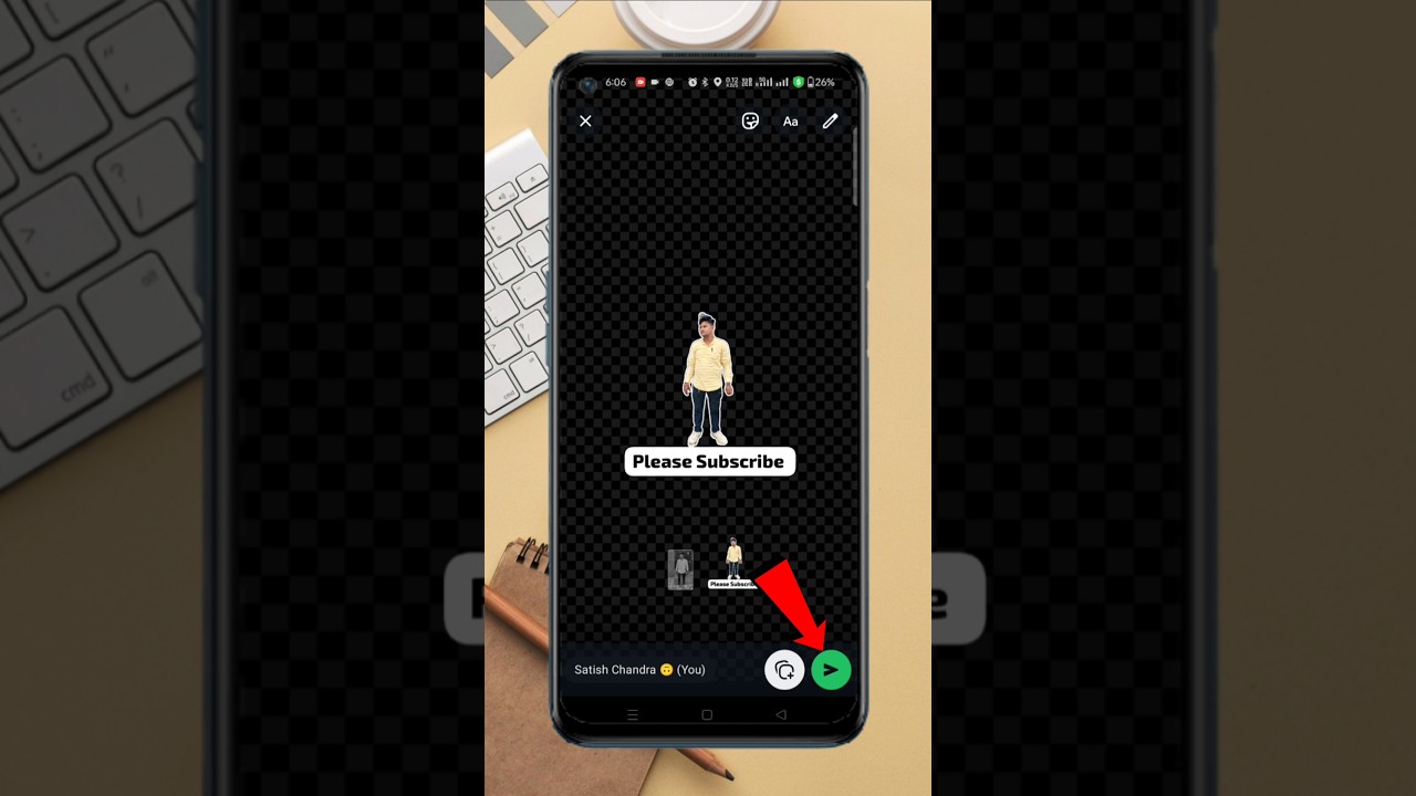 How to Create Stickers on WhatsApp 2026 || Make Custom WhatsApp Stickers #shorts