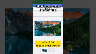 How to make a zoom animation in Canva #shorts