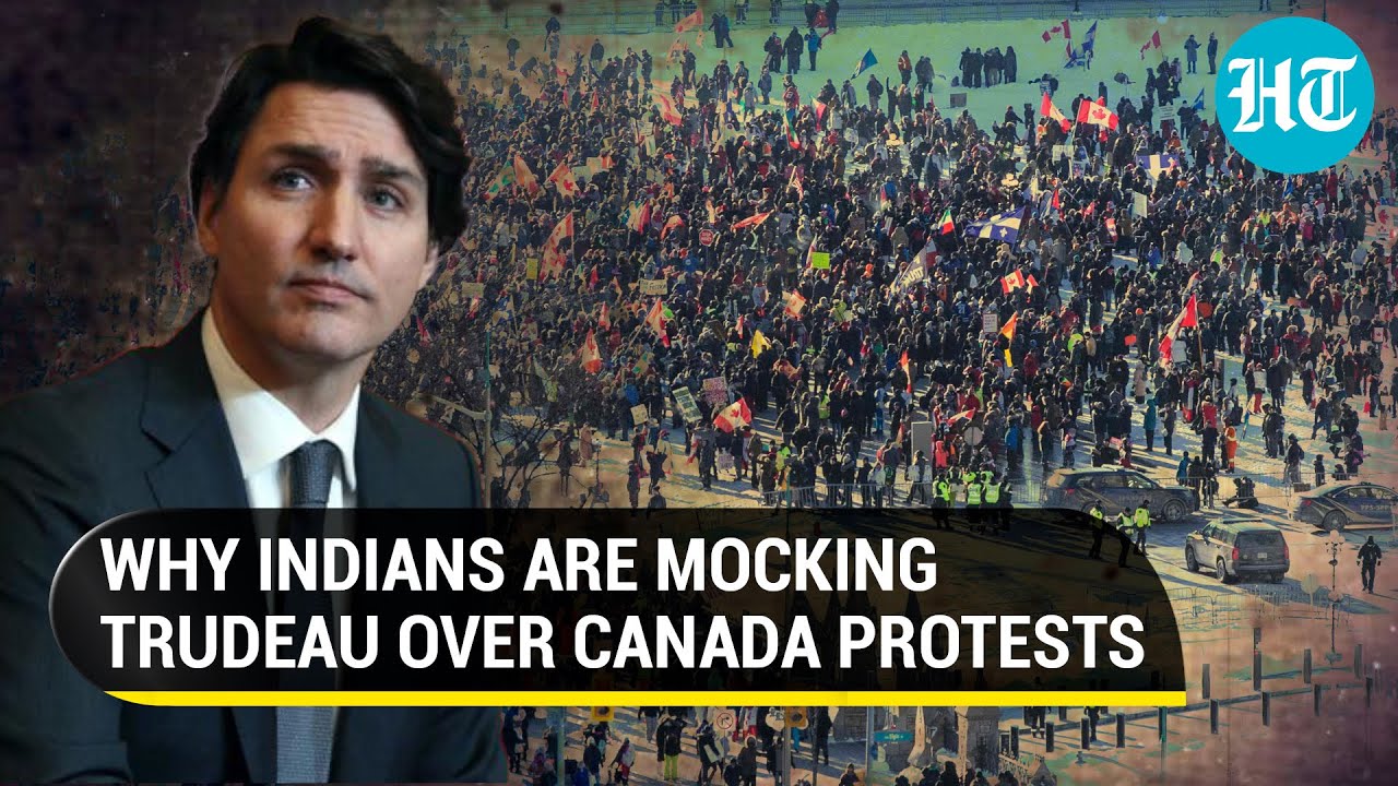 'Karma strikes back': Canada truckers protest continue; Indian Twitter mocks Justin Trudeau