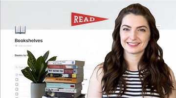 How I Organize My Bookshelf With Notion | Simple & Functional Notion Setup | FREE TEMPLATE