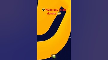 The pov of a nuke in pls donate #nuke #plsdonate #roblox #viralshorts