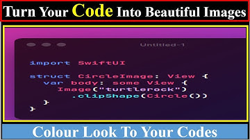 "Turn Your Code Into Beautiful Images"|Colour Look To Your Codes|RaySo|Coding