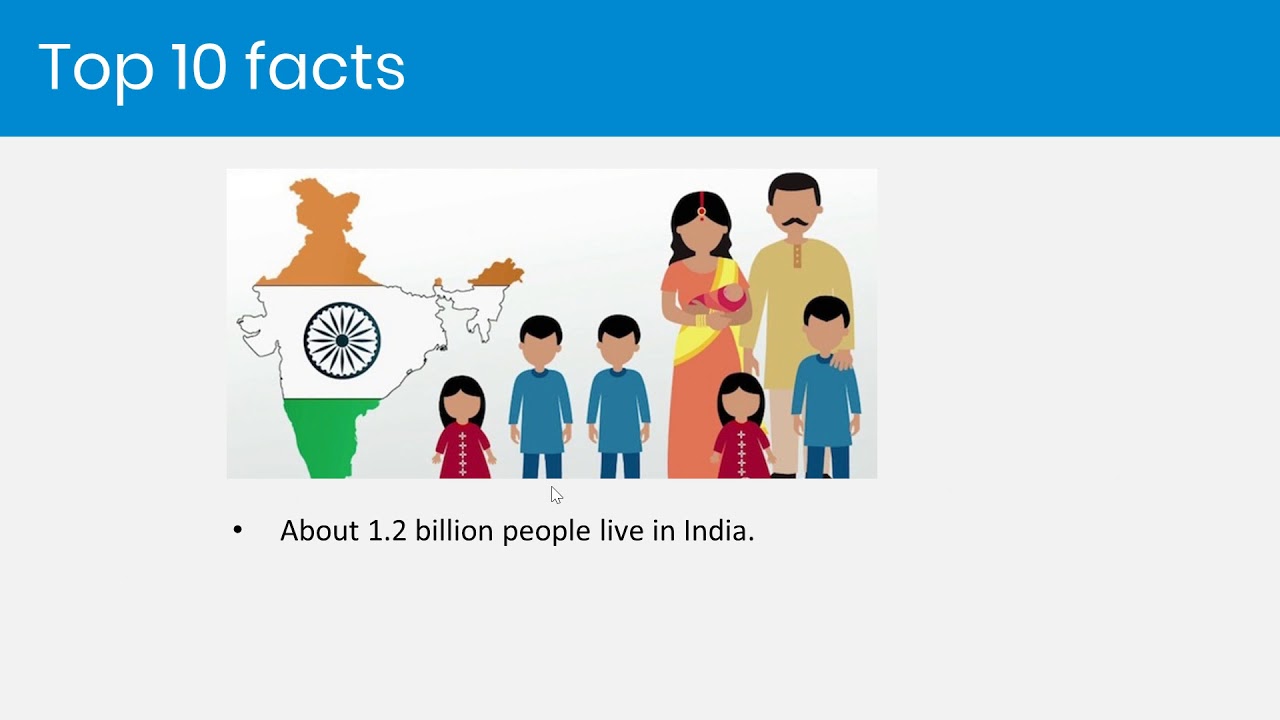 Fun India Facts For Kids Top 10 Amazing Facts About India YouTube