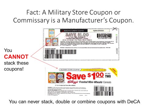 DeCA ( the Commissary) Extreme Couponing "Military Style"