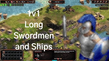 1v1 Random Map. Ships and Swordmen resistance.  [Age of Empires: Definitive Edition]