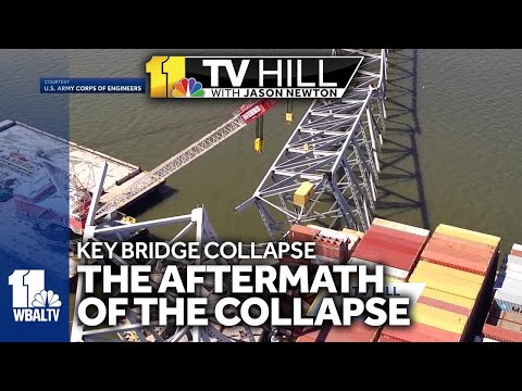 11 TV Hill: The aftermath of the collapse of the Key Bridge