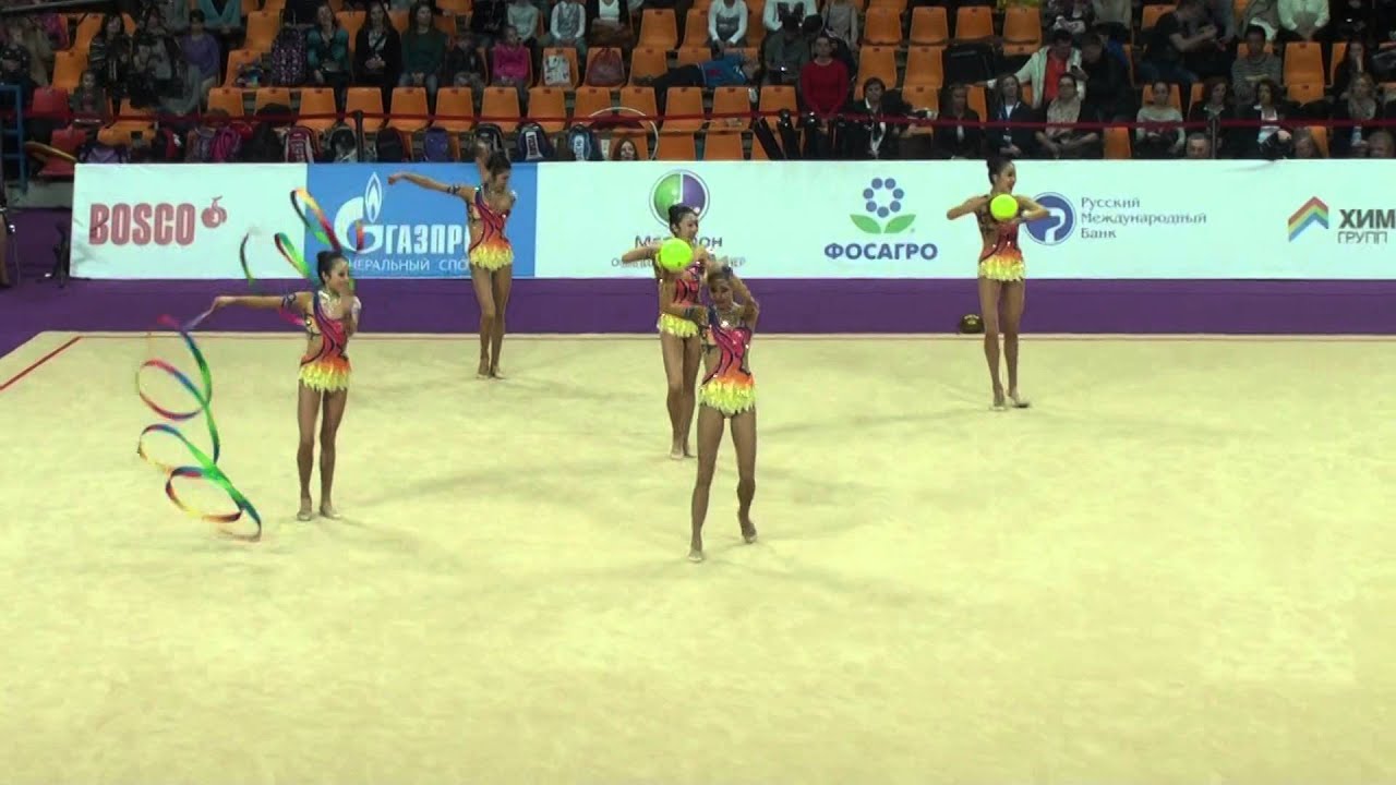 Team Japan, balls, ribbons,   Гран При, Москва, 2014, Grand Prix, Moscow, Grand Prix, 2014, Moscow