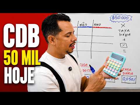 QUANTO RENDE R$50 MIL em um CDB por MÊS? (Valor Atualizado)