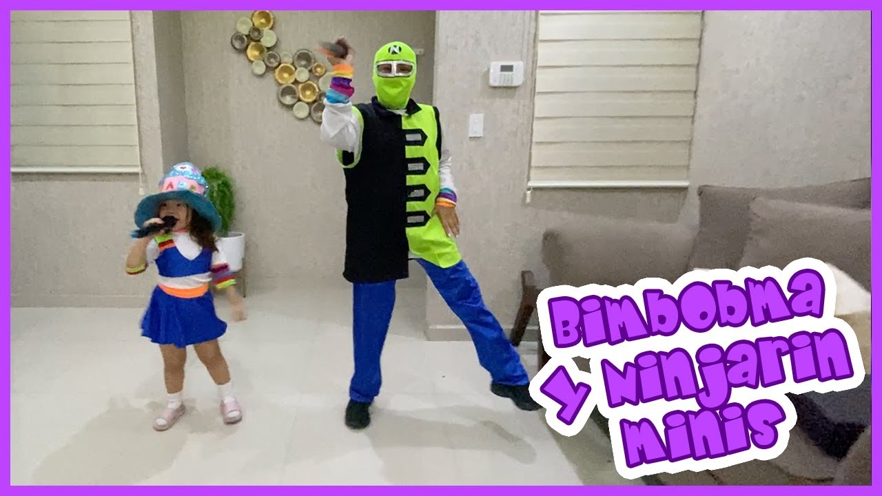 MINI BIMBOMBA Y NINJARIN / SORPRESA EN CASA / LIZ ELIZONDO Y SERGIO / MINI ANIMADORA INFANTIL