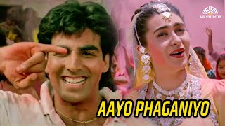 Aayo Phaganiyo | Maidan-E-Jung (1995) | Manoj Kumar | Dharmendra | Akshay Kumar | Karishma Kapoor