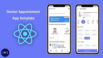 Doctor Appointment Booking App UI in React Native
