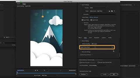 Learn after effects -  Export compositions for Instagram using Media Encoder with an H 264 preset