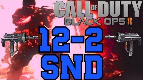 Black Ops 2: 12-2 Search and Destroy on Overflow (HOST POWERS!!!)