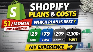 Shopify Fees Explained 2026🔥$1 for 3 Months + Which Plan Is Actually Worth It
