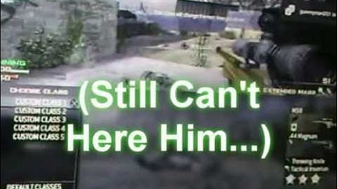 CoD MW3: 1v1 Trolling Dumb Kid on PSN! (RE-UPLOAD)