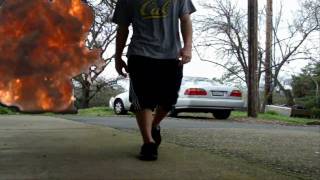 Slow-Motion Walk (explosion effect test)