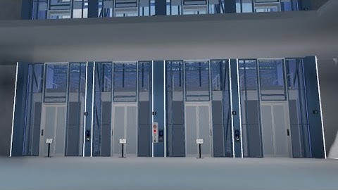 ROBLOX: Very nice Cortex Traction and Hydraulic Elevators at Cortex Electrodrive Test Tower