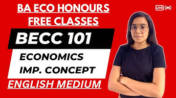BECC 101 | ECONOMICS | Introduction of Micro economics | IMPORTANT QUESTIONS | IGNOU WALAY