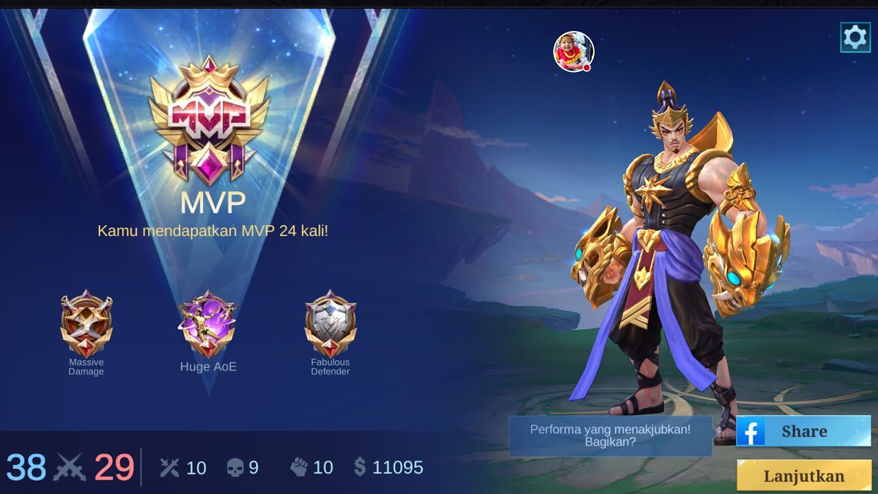 Live Video Games ML MLBB Mobile Legends #bangbang #mabar #games #mvp #huge #ml #mlbb #youtube #anak
