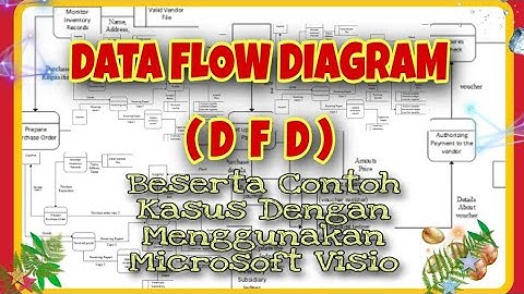 DATA FLOW DIAGRAM (DFD) BESERTA CONTOH KASUS MENGGUNAKAN MICROSOFT VISIO