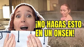 Qué NO hacer en un baño tradicional japonés