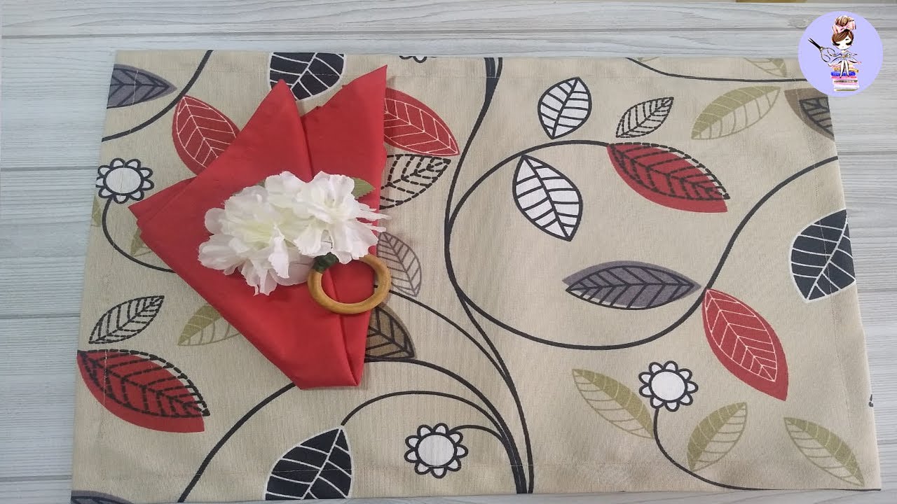 Jogo americano com canto mitrado facílimo e barato - Aula 3/3