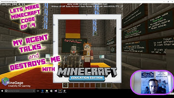 Episode4 - When an Agent Gets Mad! Connecting Code Builder to Command Blocks in MinecraftEdu