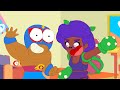 PRIMO & ROSA BEST FUNNY MOMENTS - BRAWL STARS ANIMATION