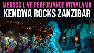 Mbosso live Perfomance Mtaalamu Kendwa Rocks ( Zanzibar )