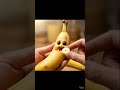 🍌✨ Cute banana ka magic!Itna pyara ki khane ka mann bhi na kare 😍Watch till end 💛 #funny #trending