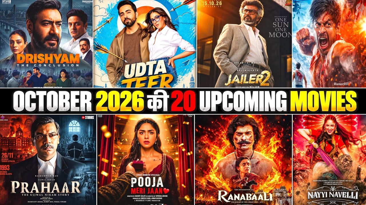 TOP 20 Upcoming Movies of October 2026 🔥 | Bollywood & South Movies