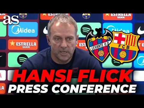 HANSI FLICK, FULL PRESS CONFERENCE ahead of LEVANTE vs FC BARCELONA in LALIGA