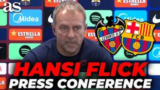 HANSI FLICK, FULL PRESS CONFERENCE ahead of LEVANTE vs FC BARCELONA in LALIGA