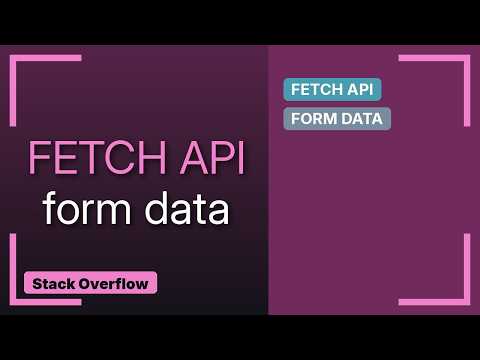 body-parser(node.js) not able to understand form POST using fetch browser api (2 Solutions!!)