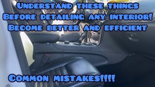 AVOID Common Interior Detailing Mistakes. How to Detailing! Part 1 #cardetailingtips #realdetailing