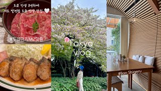 ENG/ SPRING in TOKYO🌸 Vlog | Chidorigafuchi-The best cherry blossom spot | My new fav restaurants