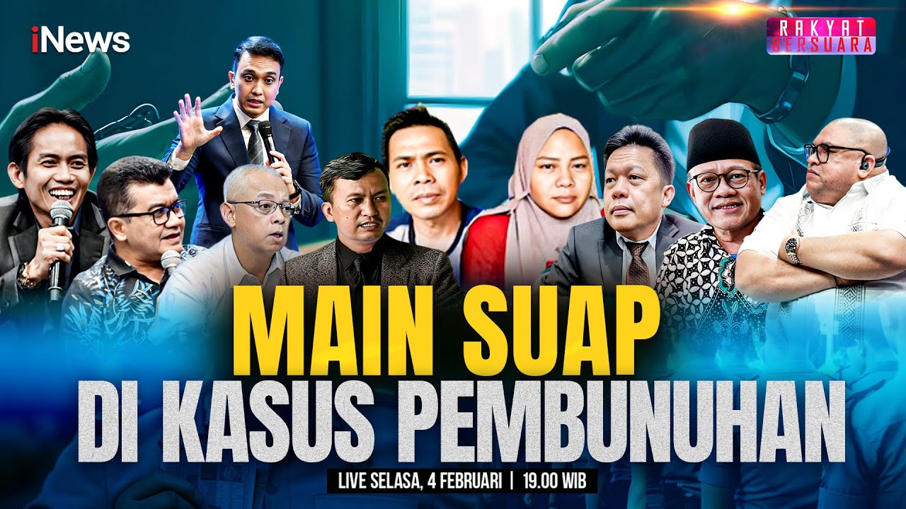 🔴LIVE Main Suap di Kasus Pembunuhan dan Seret Perwira Polisi | Rakyat Bersuara | 04/02