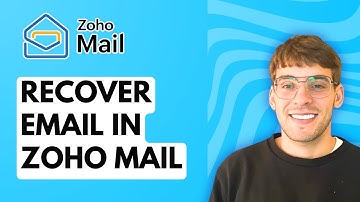 How to Recover Email in Zoho Mail [2025 Guide]