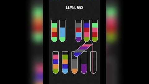 Water sort puzzle level 662