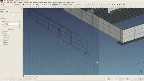 BIM with FreeCAD - Barcelona pavillion 11  - Terrain