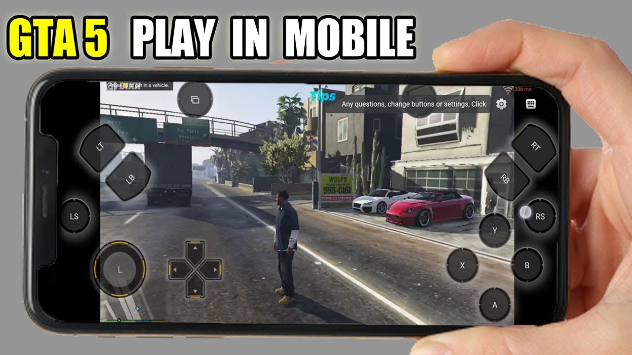 How to Play GTA 5 on Any Android Phone!⚡No Lag! GTA 5 On Mobile
