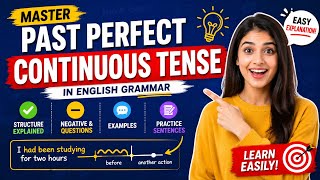 Episode 6: Past Perfect Continuous Tense | Complete English Grammar Lesson with Examples