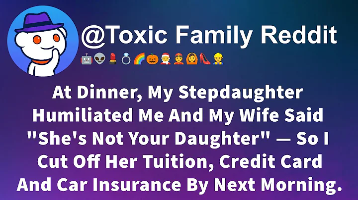 At Dinner, My Stepdaughter Humiliated Me And My Wife Said "She's Not Your Daughter"—So I Cut Off Her