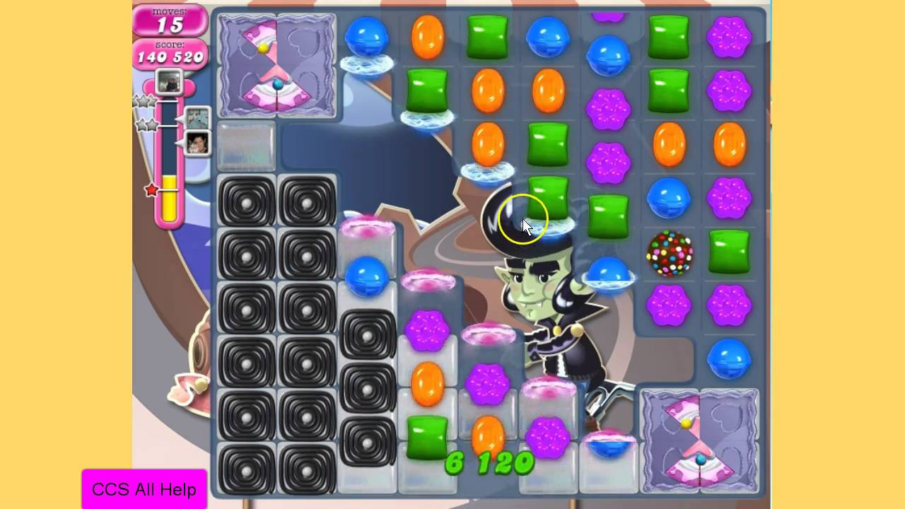 Candy Crush Saga Level 1462 NO BOOSTERS - YouTube