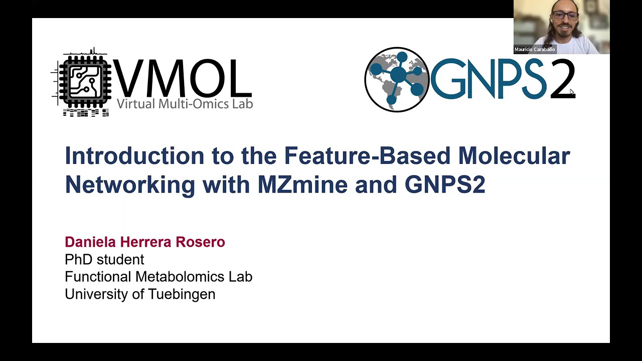VMOL Seminar #25 - GNPS2 en Español: Feature-based Molecular Networking (Daniela Herrera Rosero)