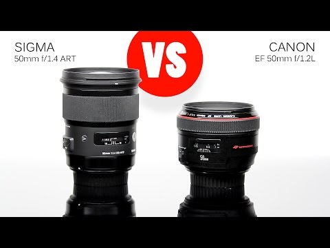 Lens Comparison: Sigma 50mm f/1.4 ART vs Canon 50mm f/1.2L (fixed)