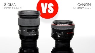 Lens Comparison: Sigma 50mm f/1.4 ART vs Canon 50mm f/1.2L (fixed)
