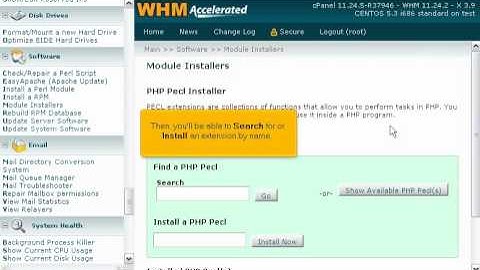 How to manage modules for PHP, Ruby, and Perl in WHM | FastDot Cloud Hosting